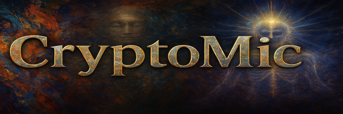 CryptoMic Glowing Logo